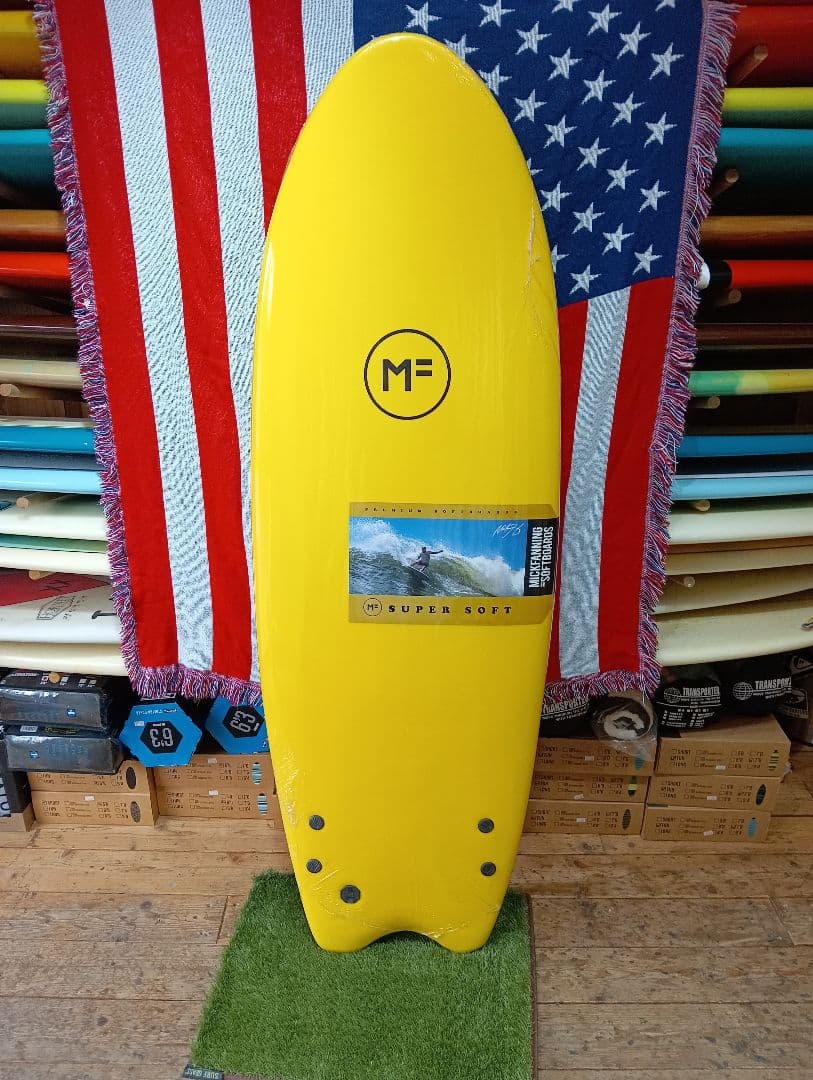 MF ソフトボード　ツインターボ　ツインフィン　ミックファニング　ソフトボード
