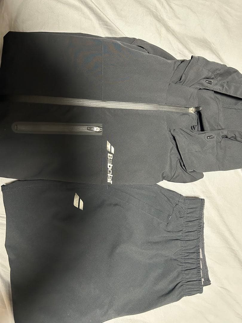 テニス バボラ ウェア セットアップ 超軽量 XL ブラック