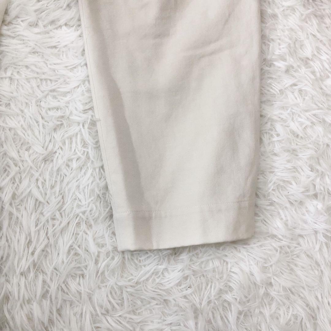 極美品 マーガレットハウエル 25SS ウォッシュドコットンツイル トラウザー