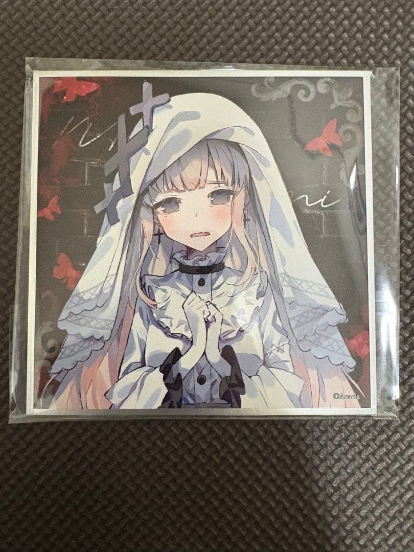 魔法少女ノ魔女裁判　まのさば　中国CF 色紙　氷上メルル