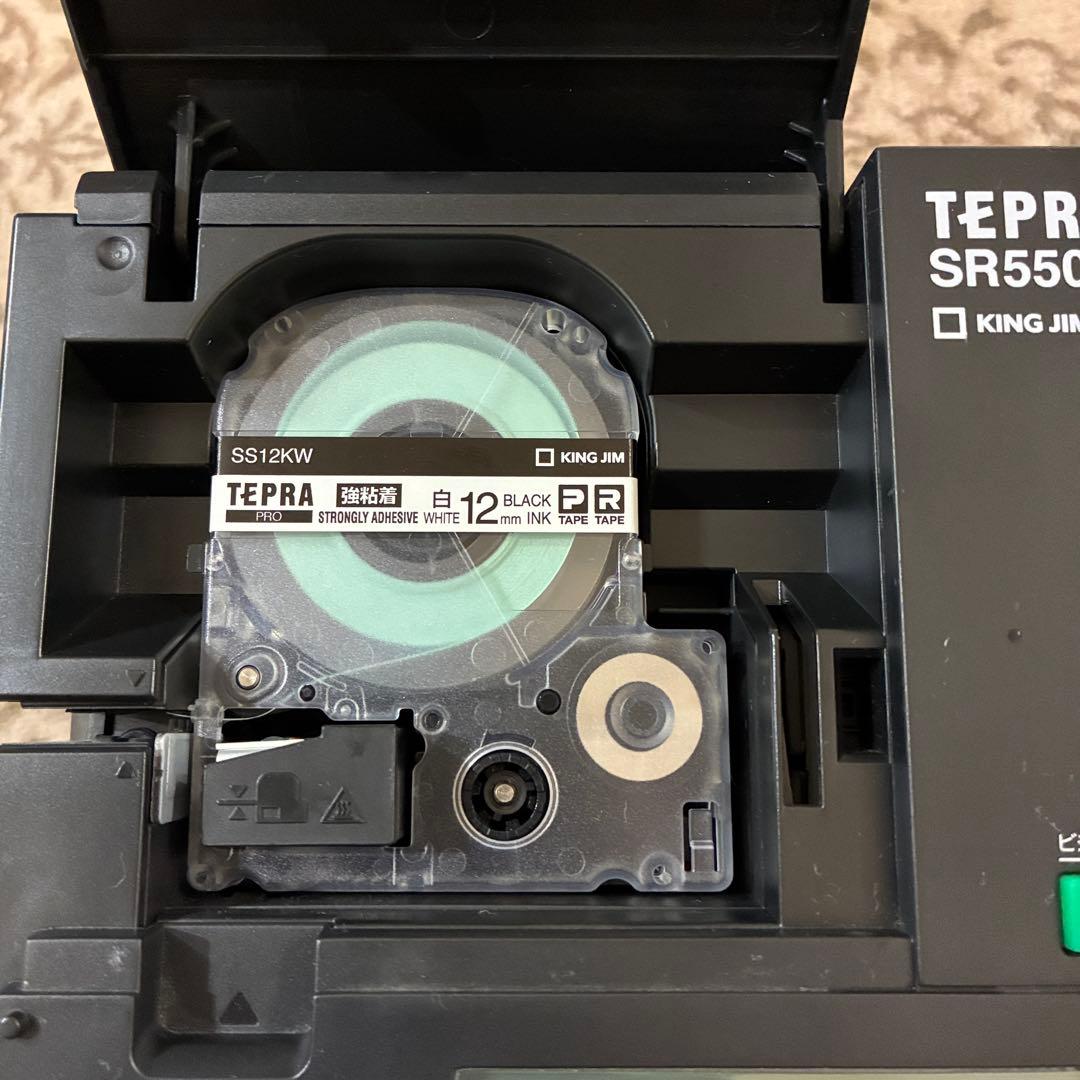 動作ok！KING JIM TEPRA SR550 テプラ 電源付