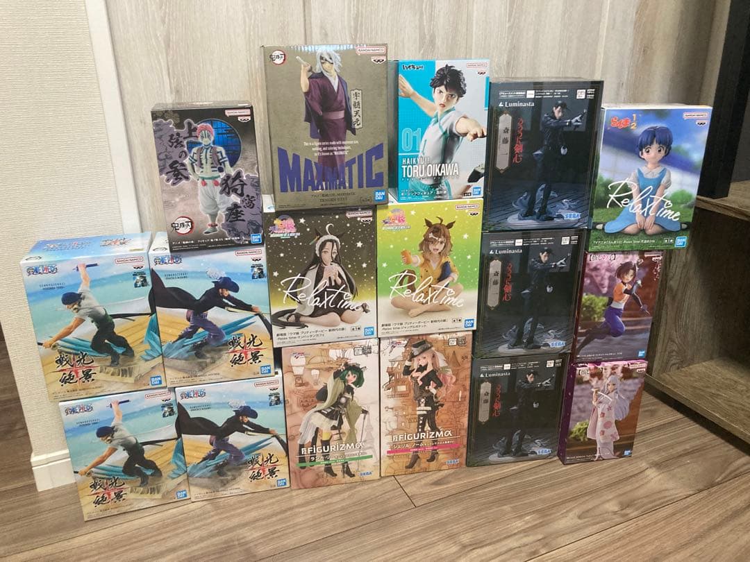 フィギュアまとめ売りワンピース鬼滅の刃ハイキューウマ娘etc17体