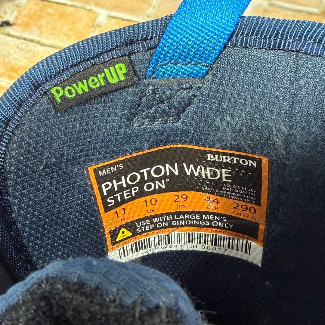 BURTON PHOTON WIDE STEP ON 29cm BOA スノボー