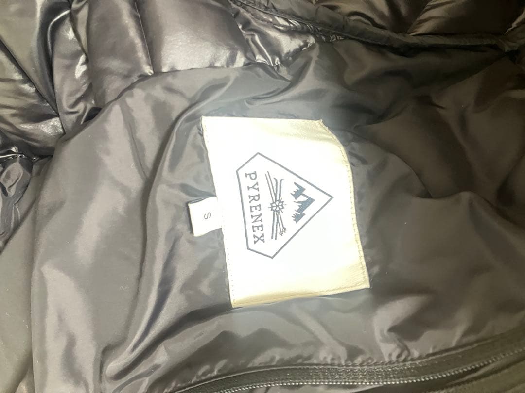 本日限定　PYRENEX ブラック ダウンジャケット S