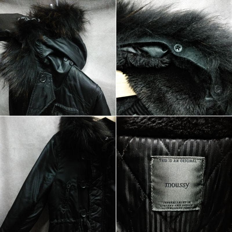 y2k　moussy　ミリタリー　ファーコート　フェアリーグランジ　平成ギャル