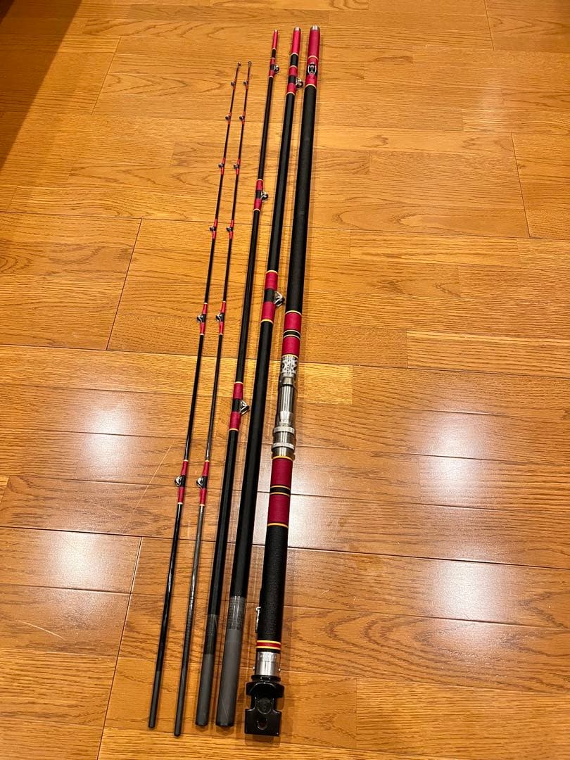 まる がまかつ がま石 18号 並継 5.4m　石鯛 未使用に近い