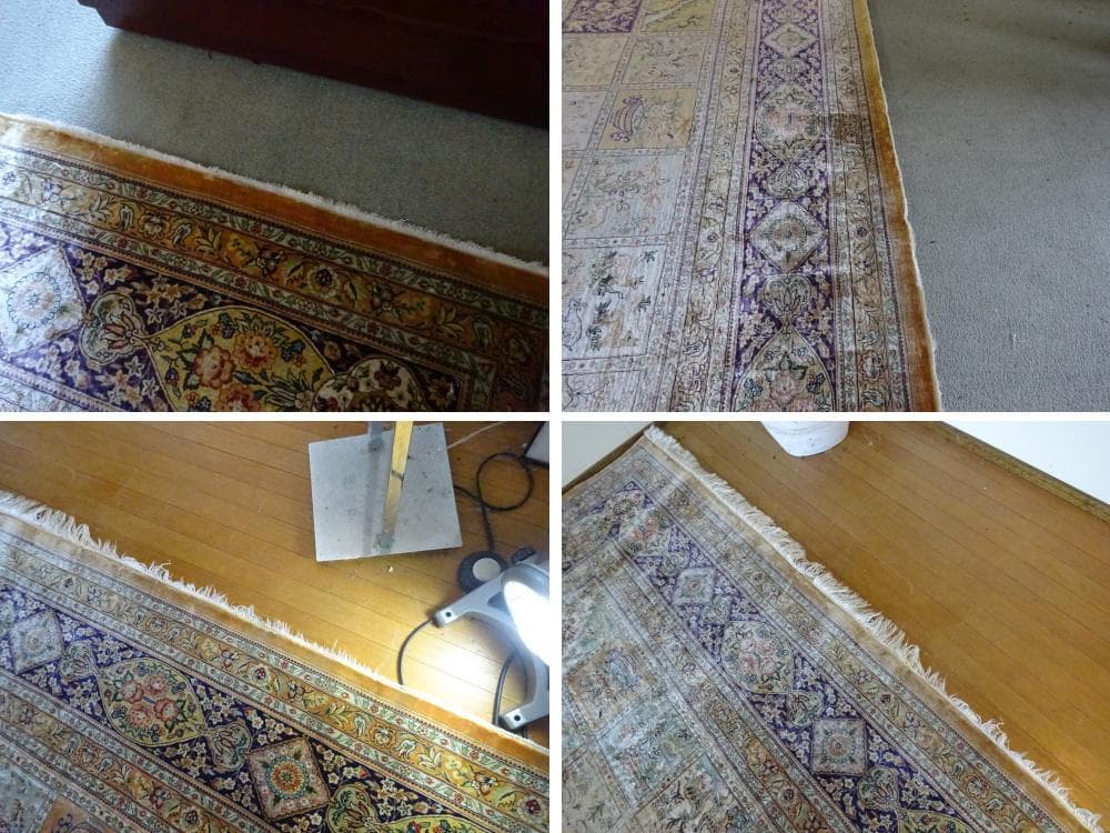 ペルシャ絨毯　シルク　307×246センチ　大判　インテリアラグ　カーペット