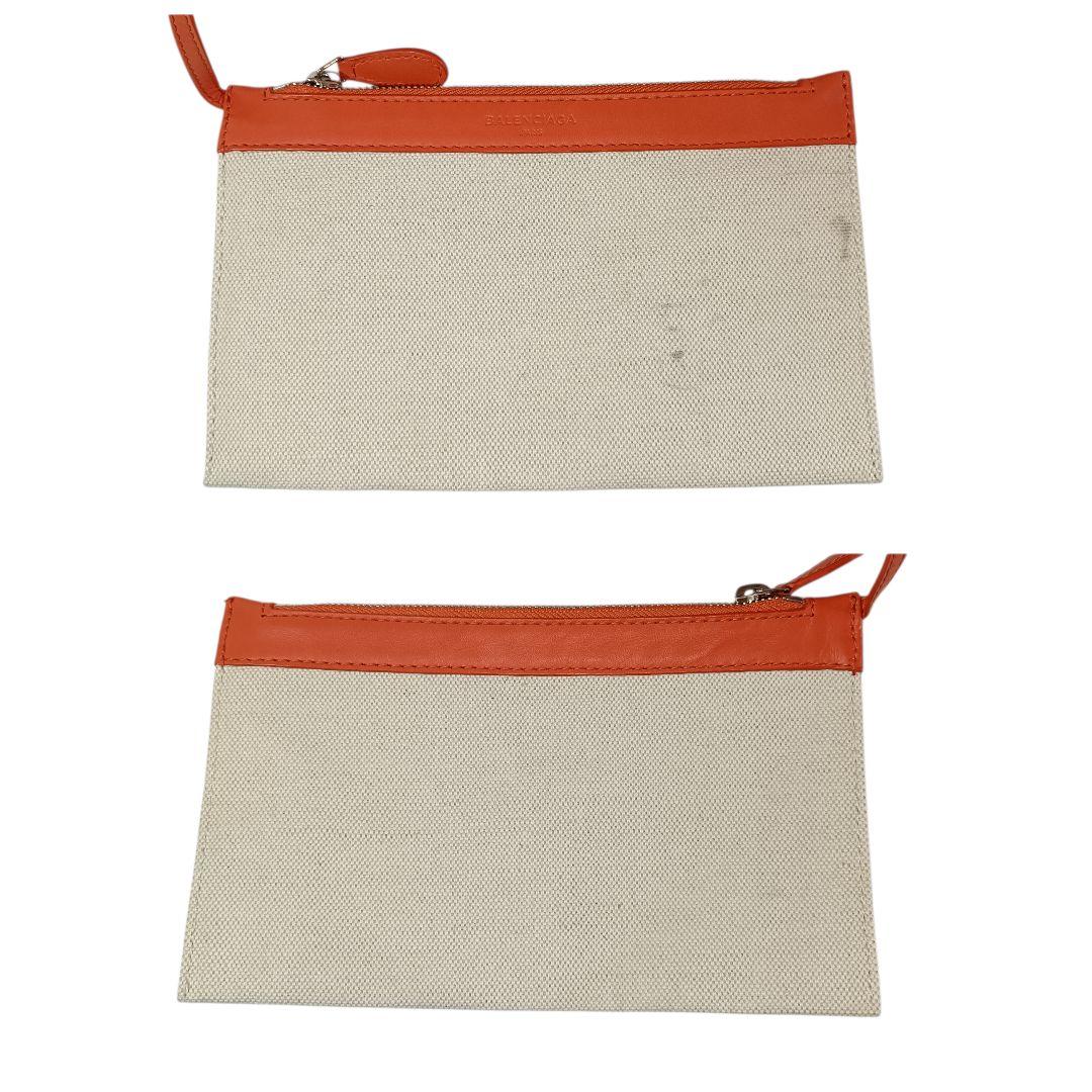 美品 正規品 バレンシアガ ハンドバッグ カバス オレンジ ポーチ付き 鞄