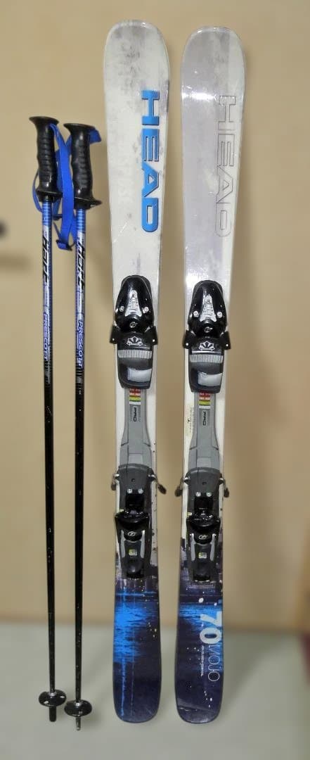 ヘッド/HEAD 70MOJO　フリースタイル用ツインチップスキー　127cm