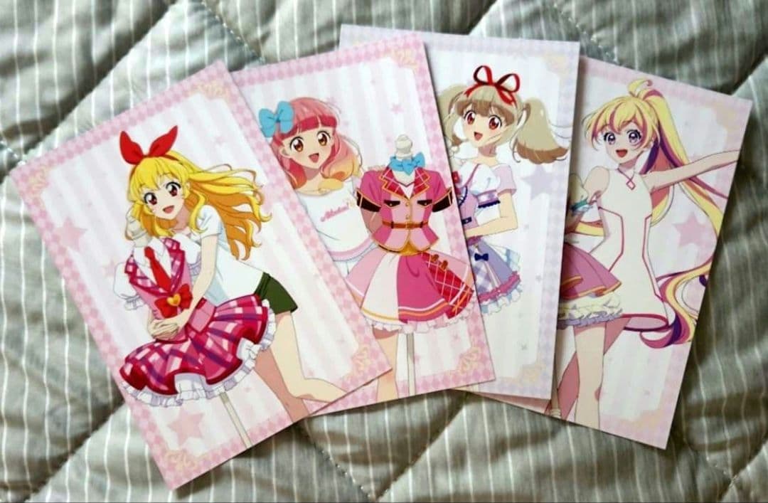 アイカツ キャンバスボードミニ ポストカード 大衣装展
