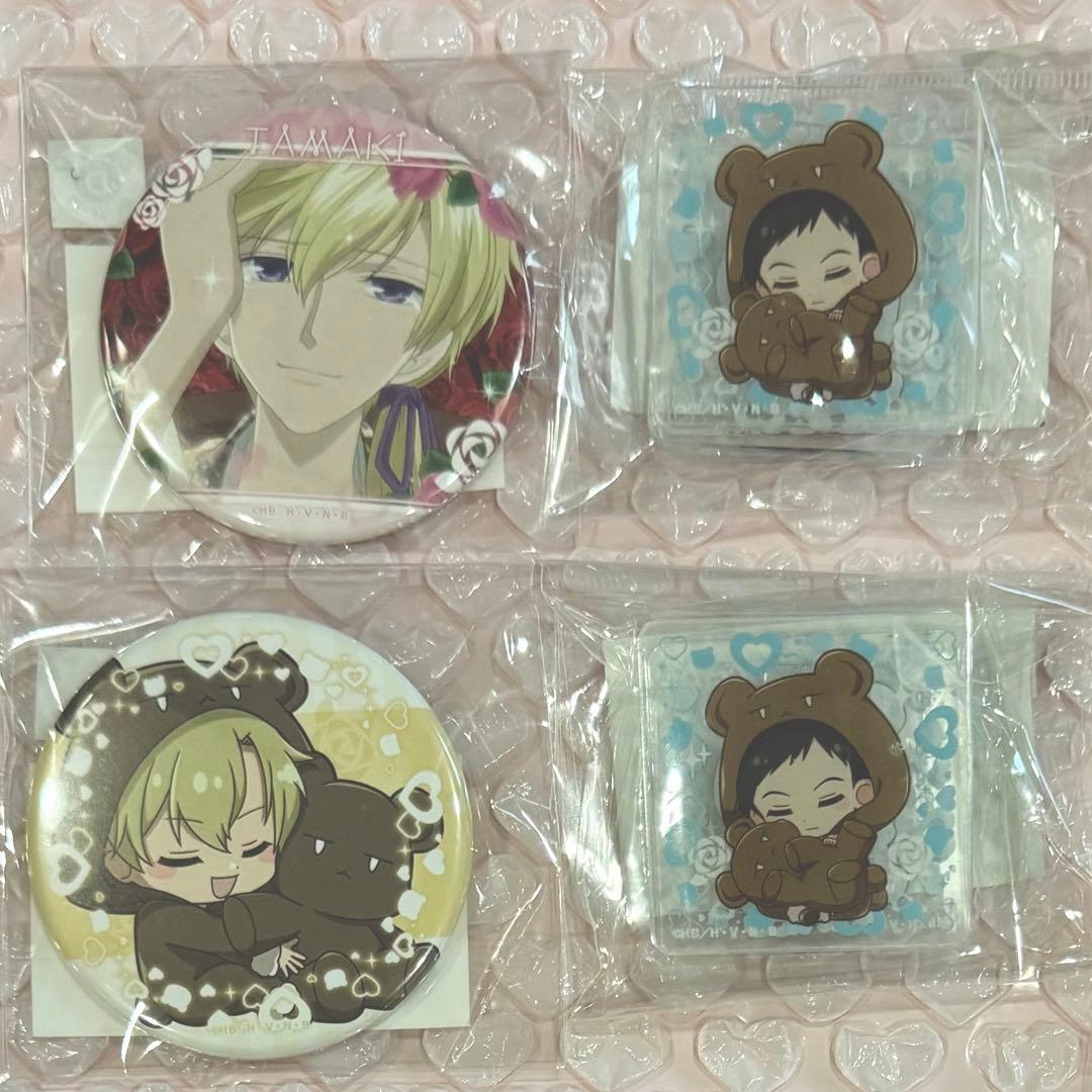 桜蘭高校ホスト部　くじメイト　須王環　崇　モリ先輩　4点セット