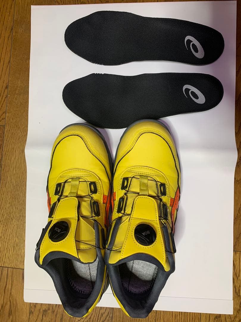 ASICS CP306 BOAシステム安全靴 イエロー