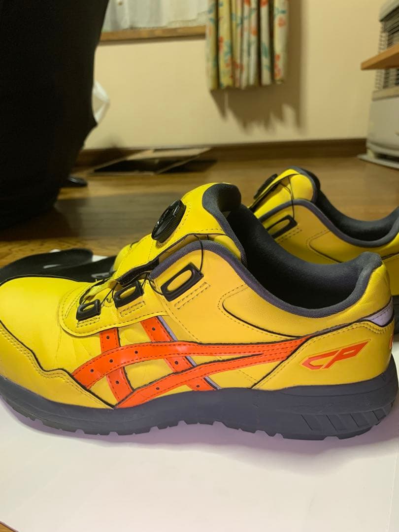 ASICS CP306 BOAシステム安全靴 イエロー
