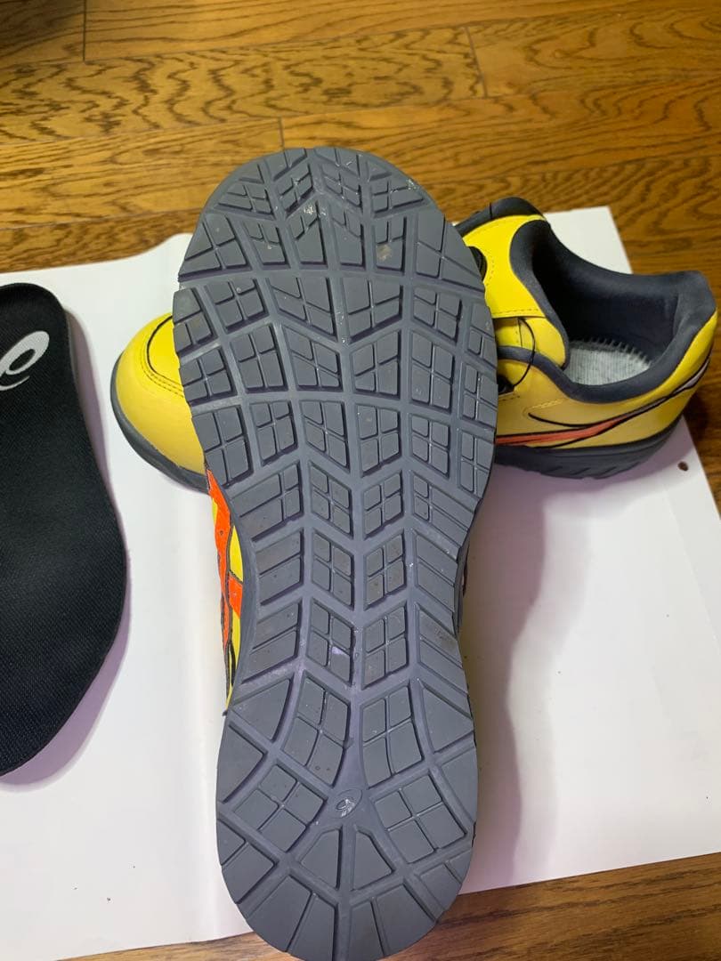 ASICS CP306 BOAシステム安全靴 イエロー