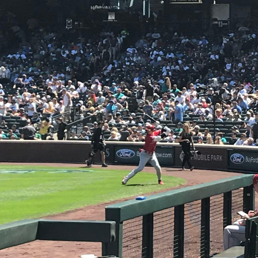 マイク・トラウト　サインMLB公式ボール　松井秀喜