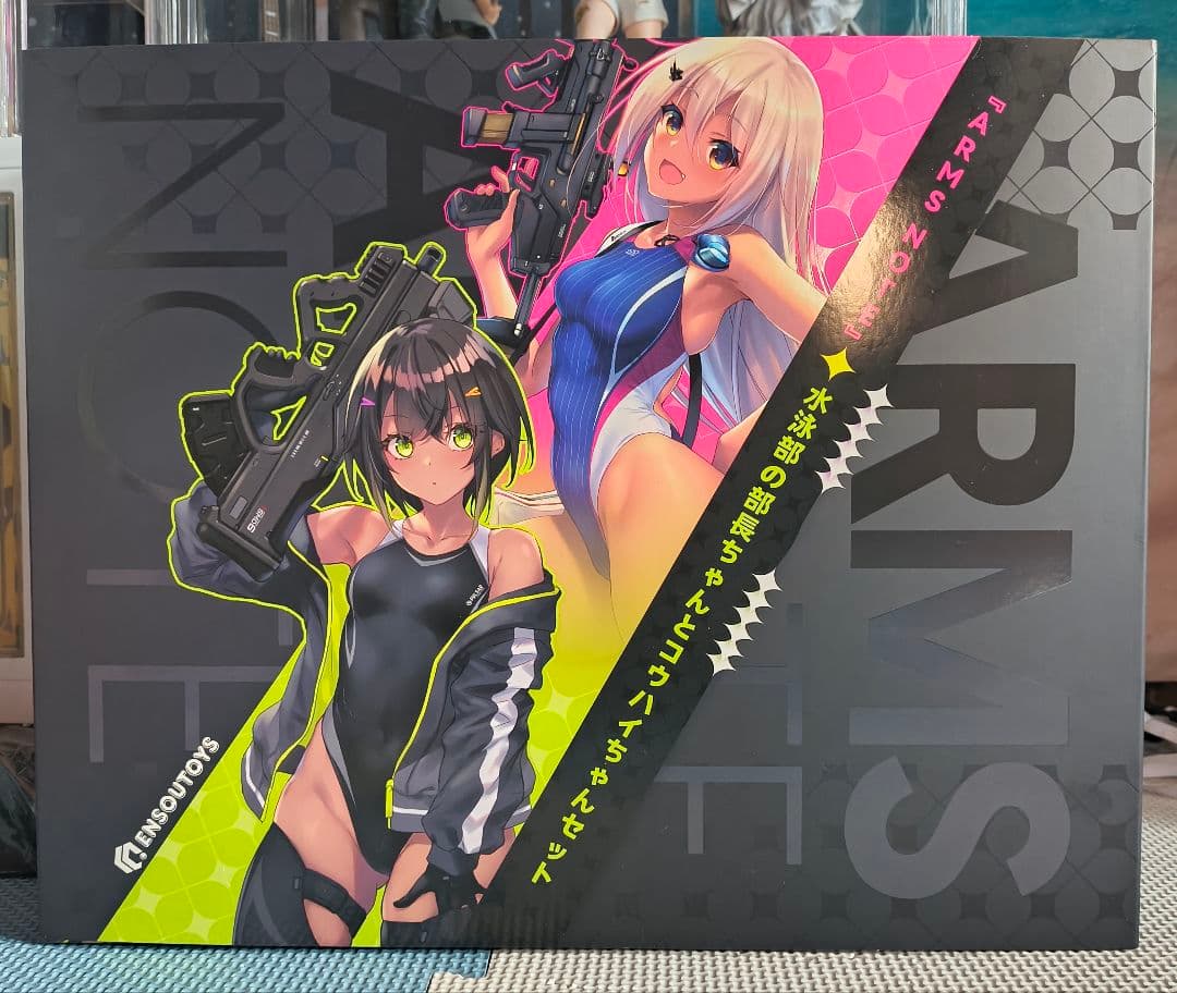 『ARMS NOTE』「水泳部の部長ちゃんとコウハイちゃんセット」フィギュア