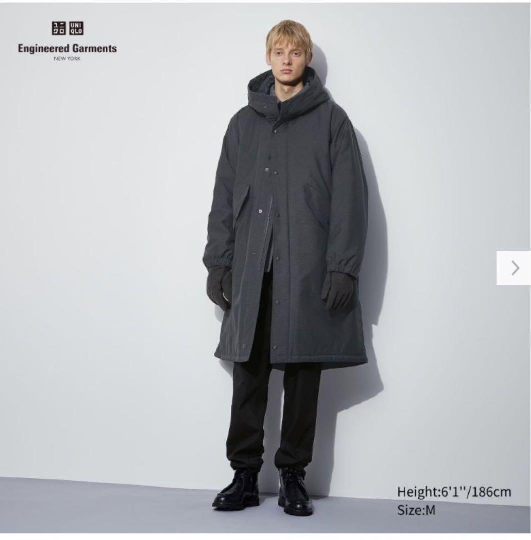 【入手困難✨】ユニクロ× エンジニアードガーメンツ パフテックフーデッドコートM