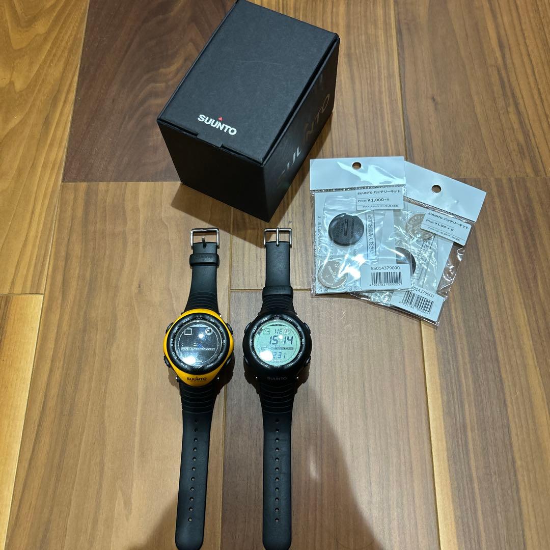 SUUNTO VECTOR スント ブラック イエロー 2本セット