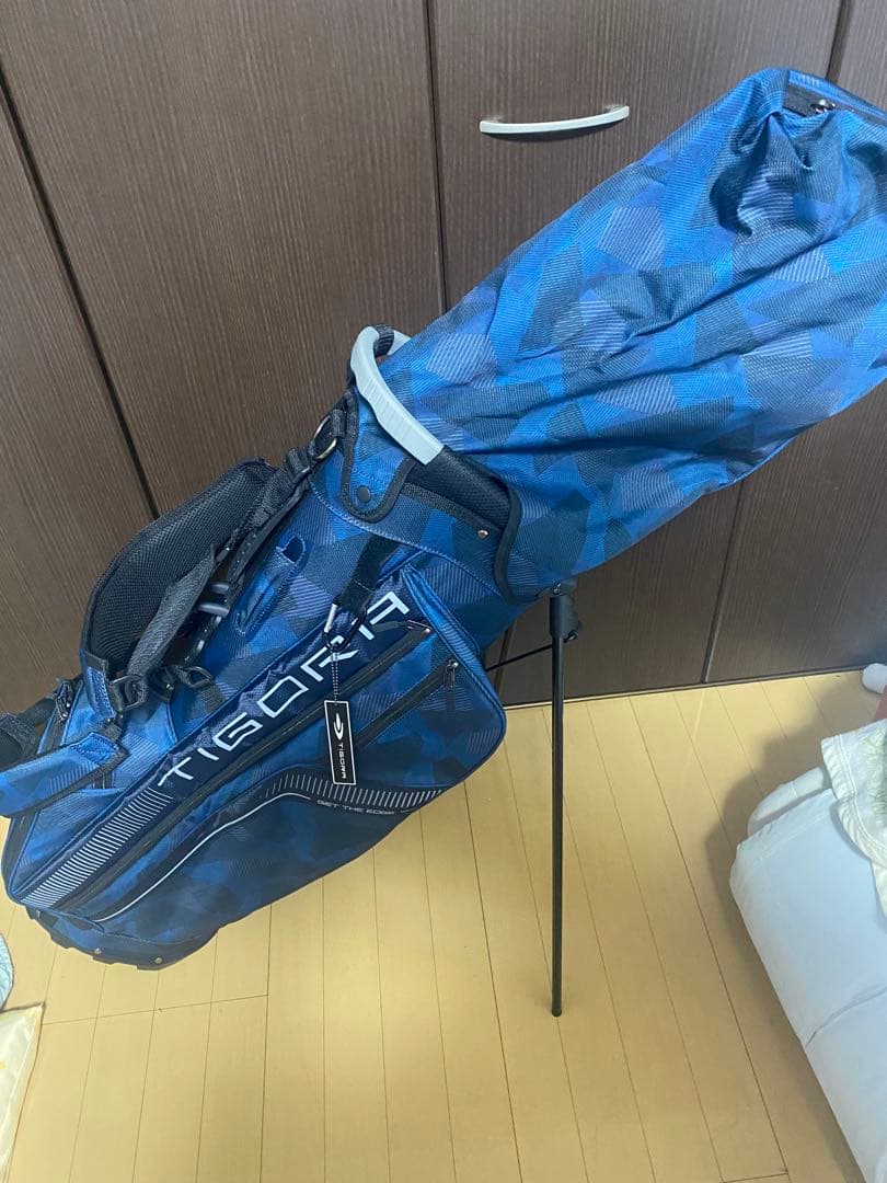 TIGORA GOLF キャディバッグ ネイビー