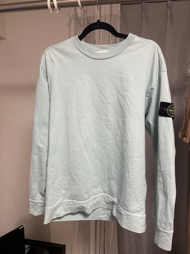 Stone  ライトブルー トレーナー