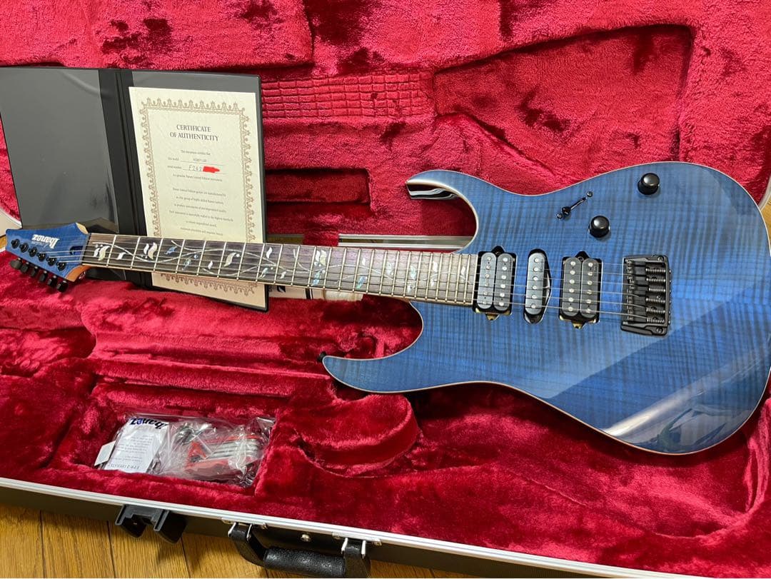 ギター ibanez j.custom RG8571-LBE (Lapis Blue)