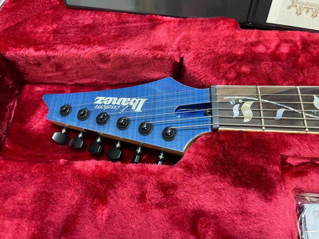 ギター ibanez j.custom RG8571-LBE (Lapis Blue)