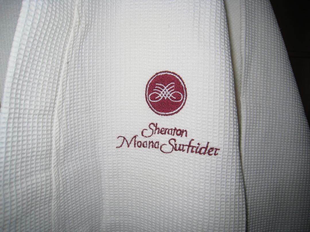激レア‼︎シェラトンモアナサーフライダーホテル時代のコットンバスローブ