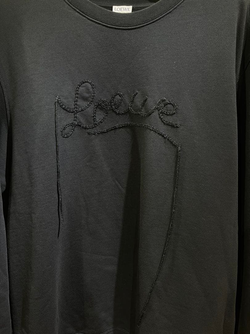LOEWE ブラック 長袖スウェット