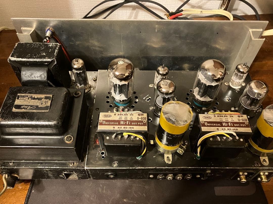 6CA10 シングルアンプ 真空管アンプ 音でますが念のためジャンク扱い