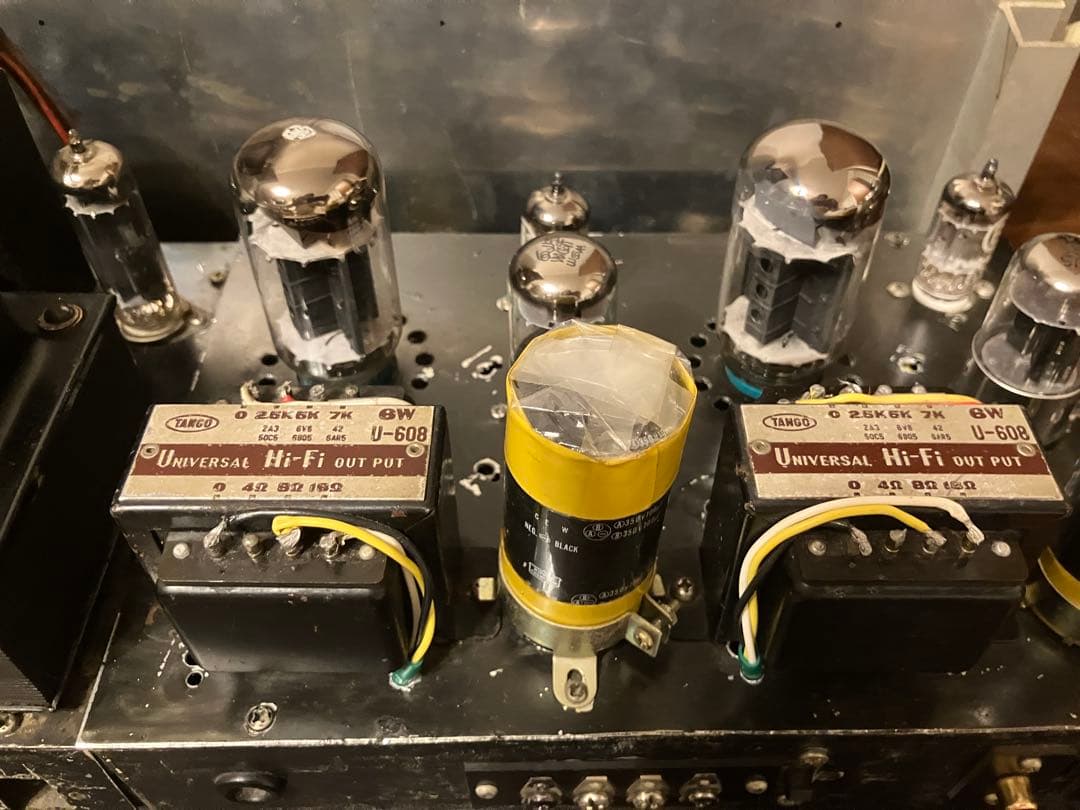 6CA10 シングルアンプ 真空管アンプ 音でますが念のためジャンク扱い