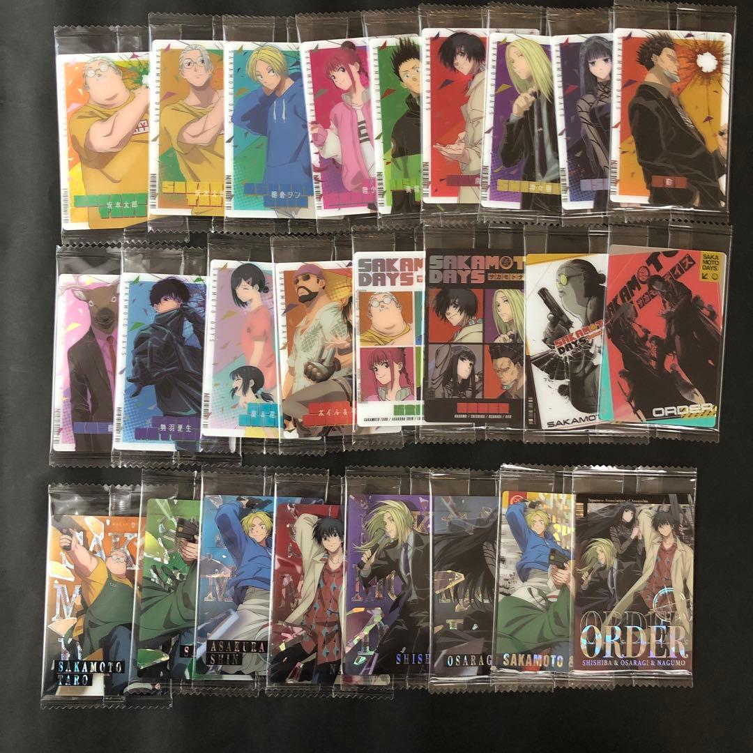 SAKAMOTO DAYS 原作、アニメ1、2、ウエハースカード コンプリート