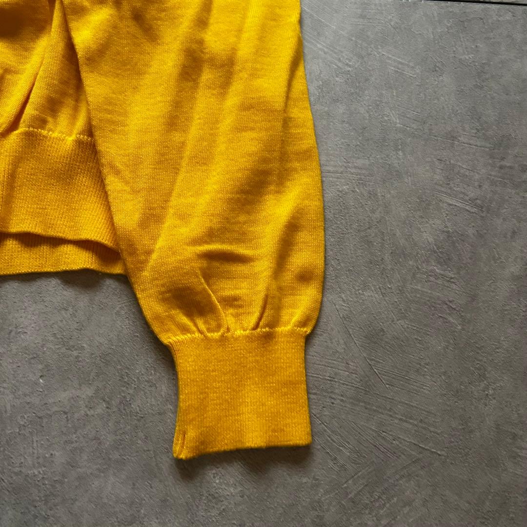 トップス retro Yves Saint Laurent cardigan yellow