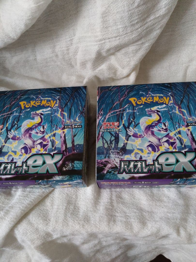 ポケカボックス 変幻＋バイオレット＋古代＋ワイルドフォース４ボックスセット