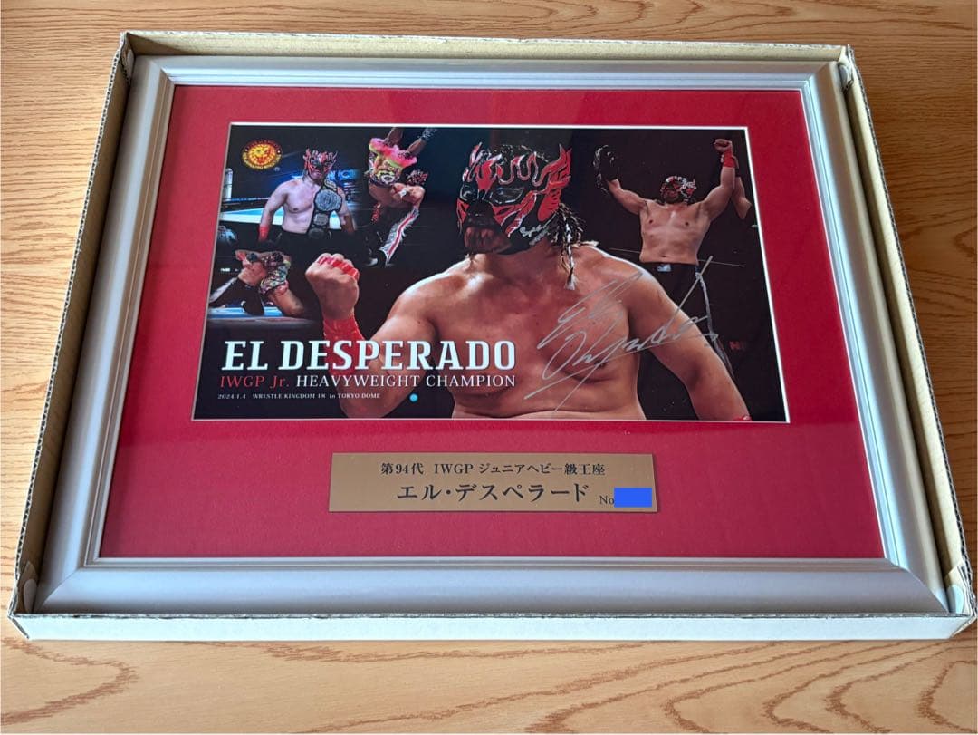 新日本プロレス EL DESPERADO エル・デスペラード フォトフレーム