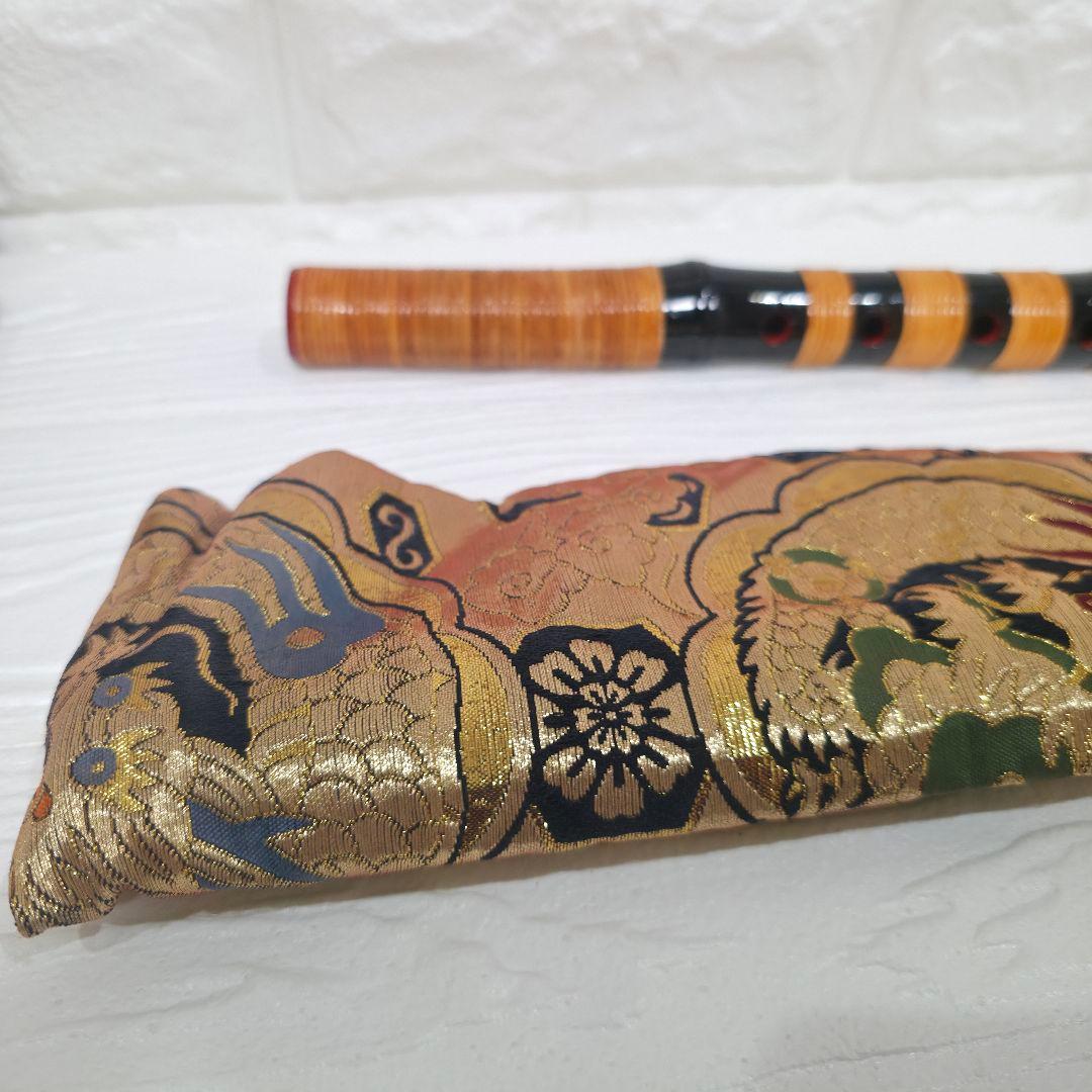 【453】だんじり祭り　だんじり　篠笛　日本和楽器　黒　ブラック