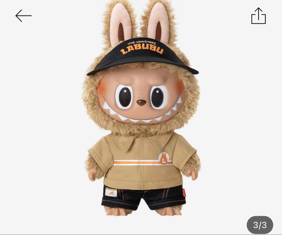 LABUBU THE NAUGHTY CASHIER ぬいぐるみ　未開封