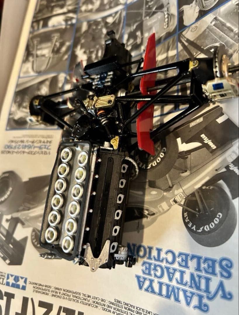 タミヤ1/12Ferrari641/2( F190)タバコデカール付き