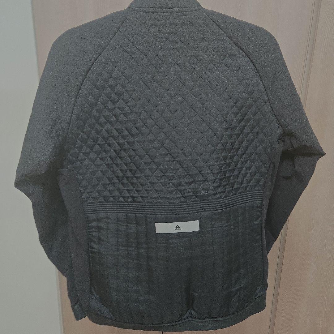 adidas　黒キルティングジャケット レディース　L　アディダス　ゴルフウェア