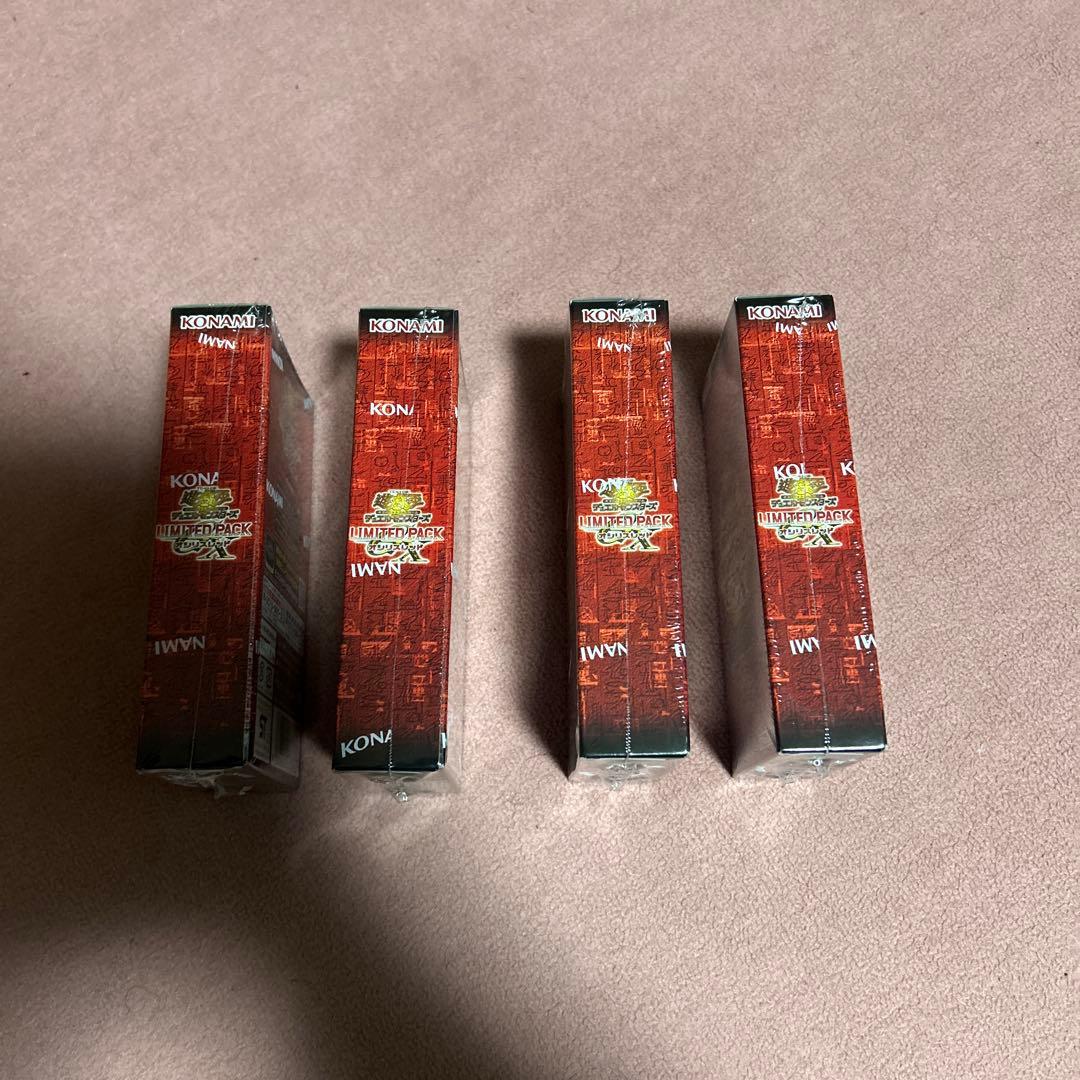 リミテッドパック　GX　オシリスレッド　シュリンク付き　未開封　4BOX