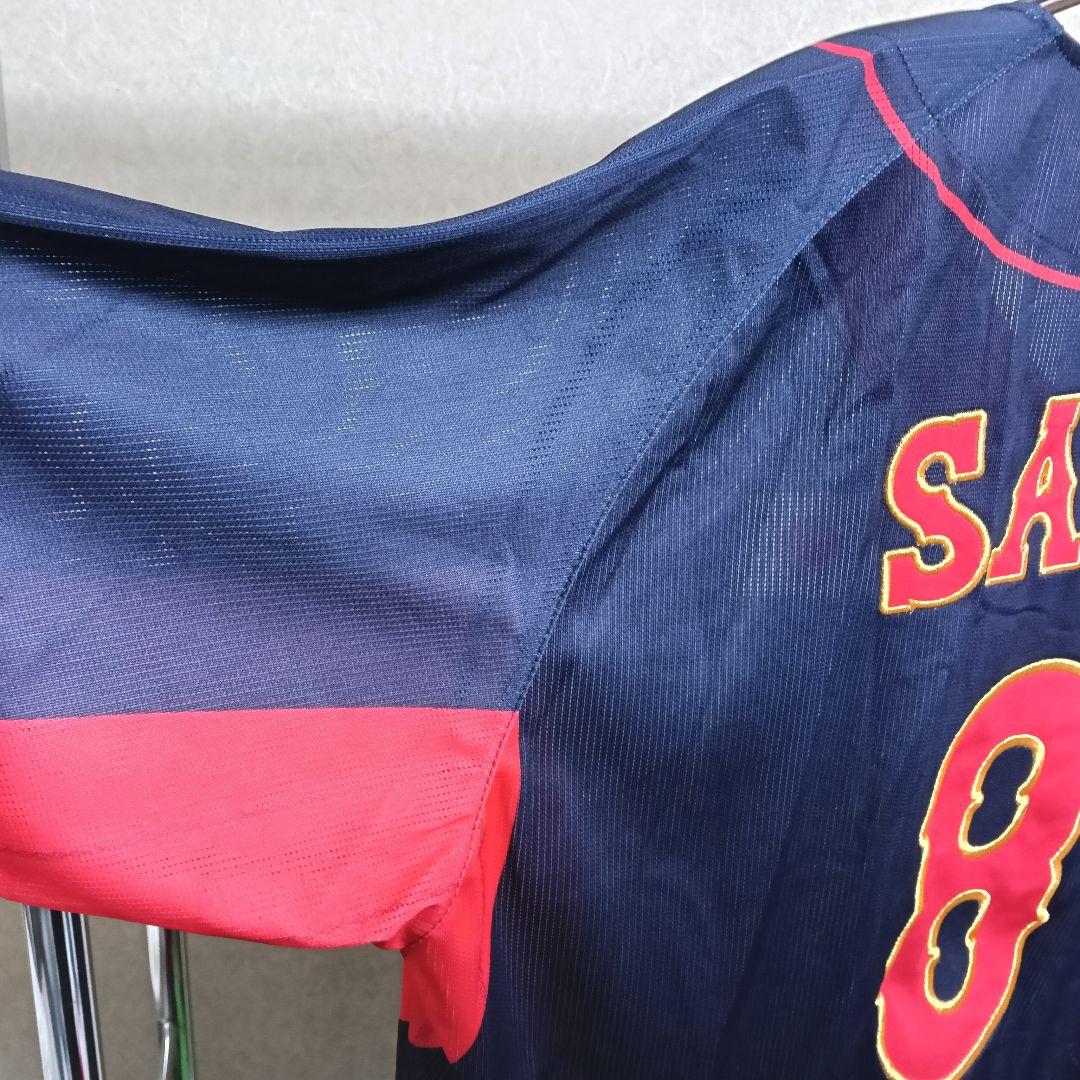 【希少/美品/Oサイズ】侍ジャパン 佐藤輝明 ハイクオリティビジターユニフォーム