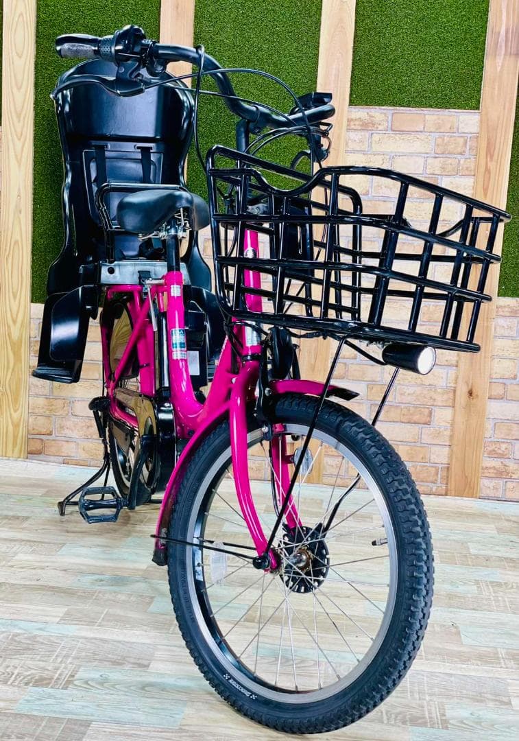 激レアピンク系 ヤマハ バビー 子供乗せ電動アシスト自転車H2141