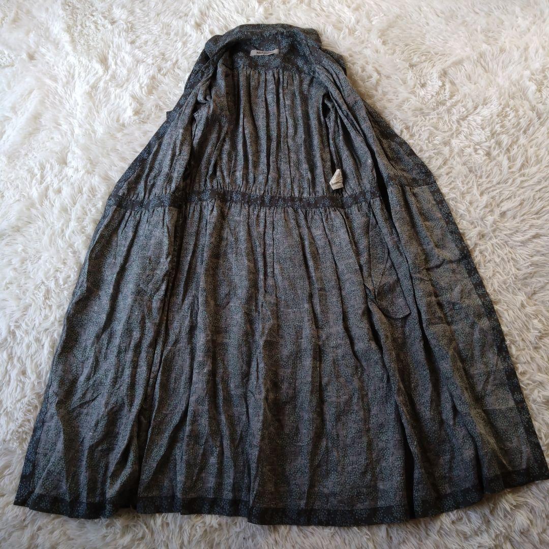 ミナペルホネン　 リネン100%　　　 ワンピース　羽織　カシュクール