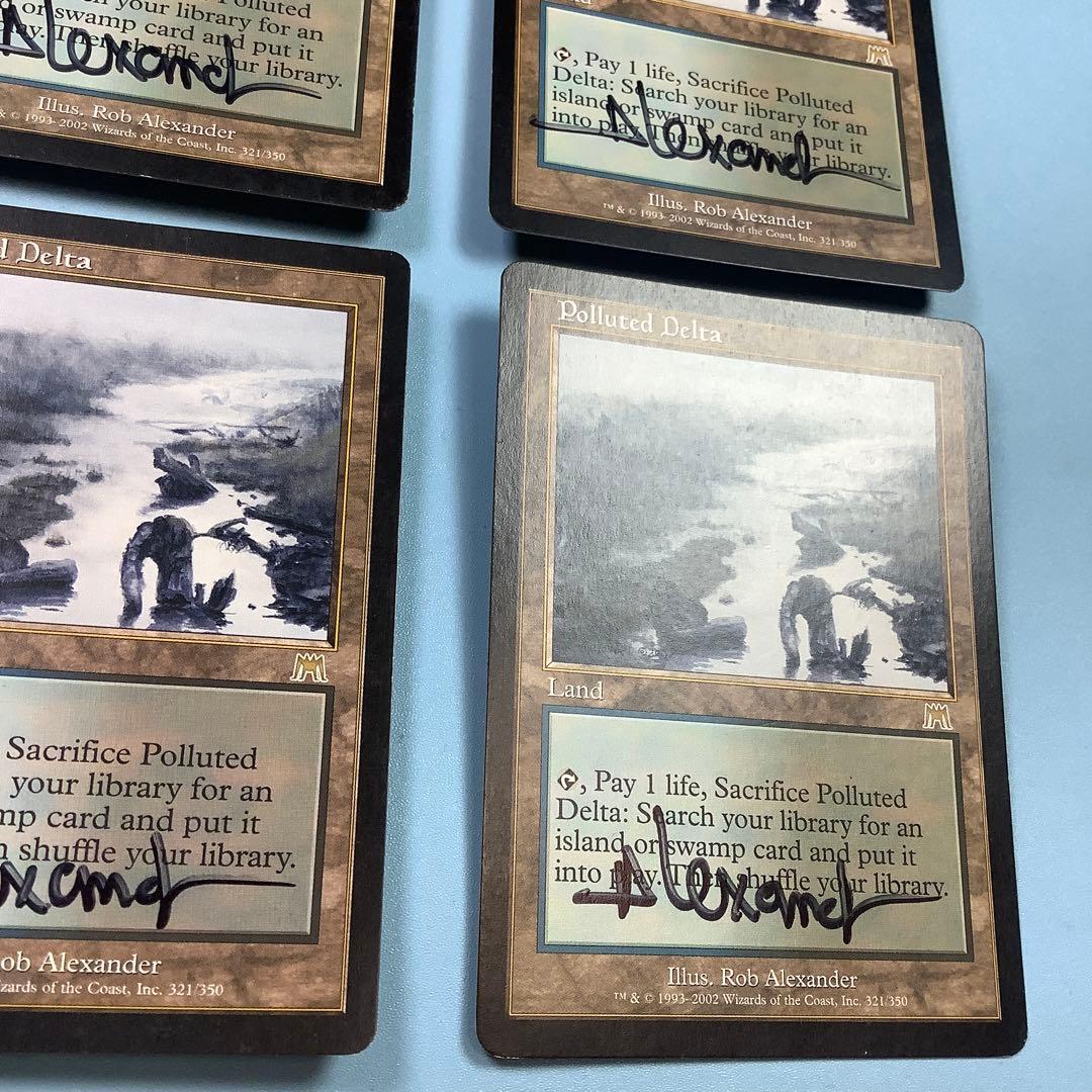 汚染された三角州/Polluted Delta ONS英語4枚セット　サインド