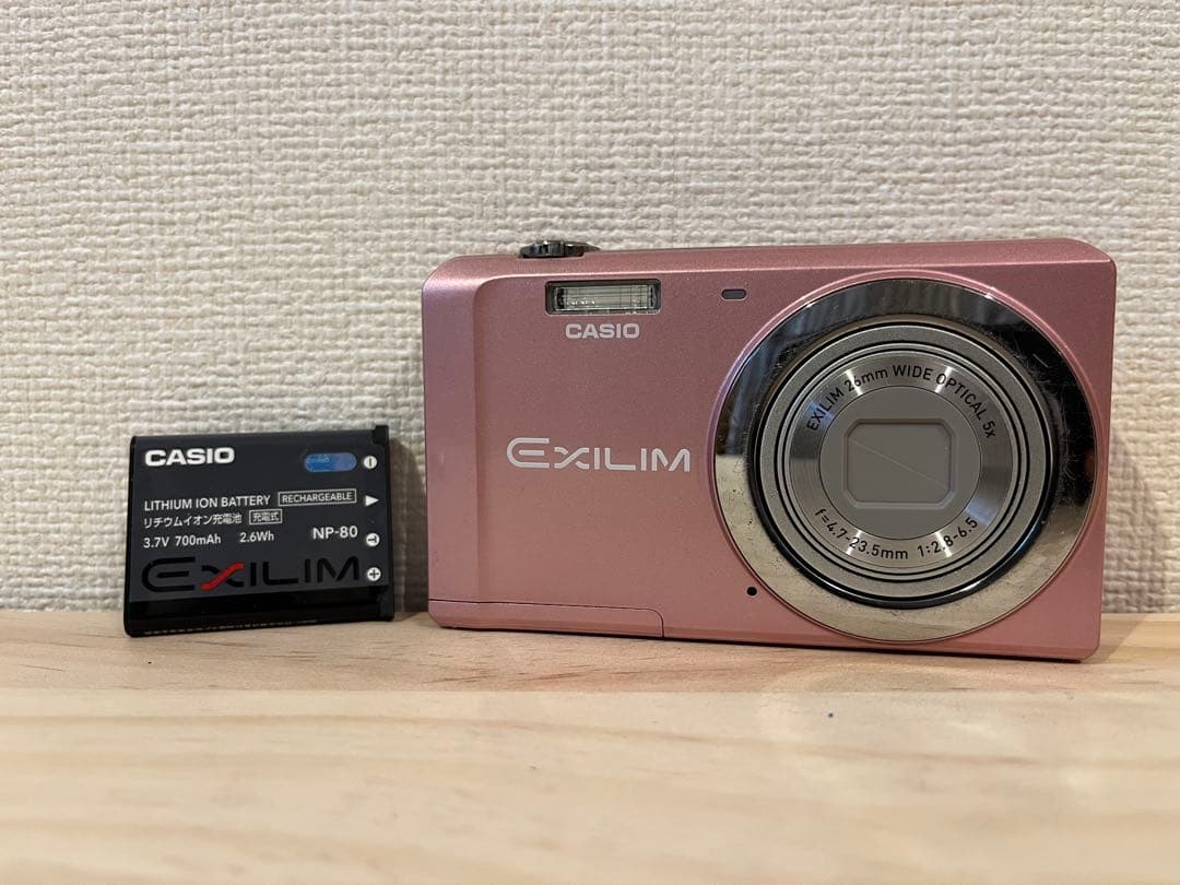 完動品 CASIO EXILIM EX-ZS5 ピンク コンデジ #26019