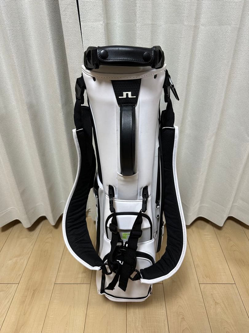 Vessel × J.Lindeberg ホワイト キャディバッグ