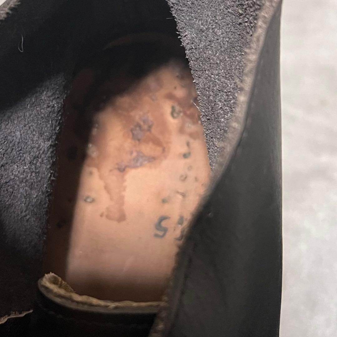 80sヴィンテージADDISON SHOE COMPANY 10.5R 革靴黒