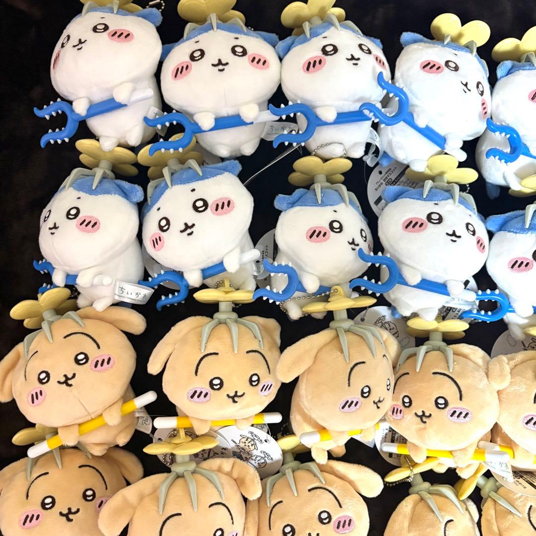 ちいかわ　うさぎ　ハチワレ 討伐マスコット ぬいぐるみ 合計 プロペラ まとめ