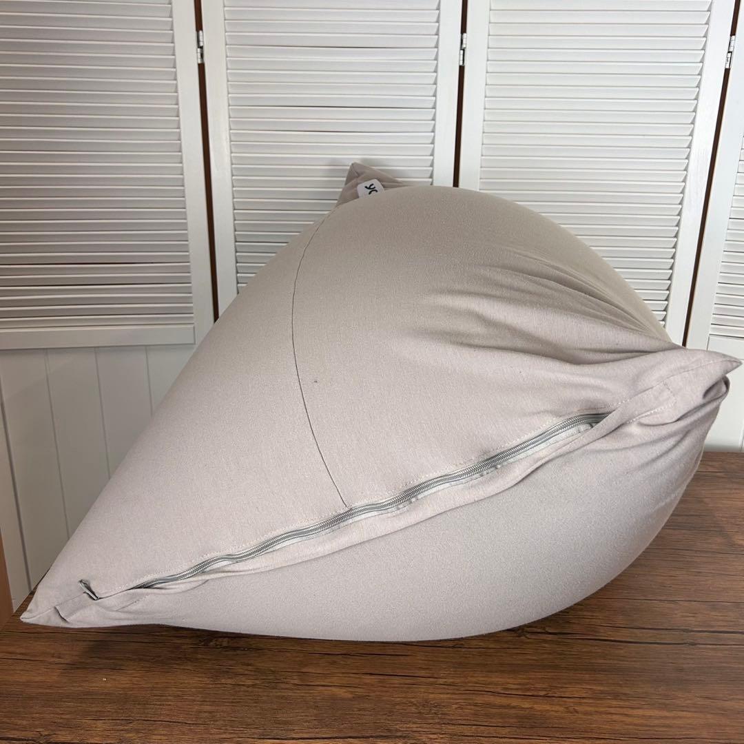 【送料込】ヨギボー　ピラミッド　ライトグレー　カバー付き