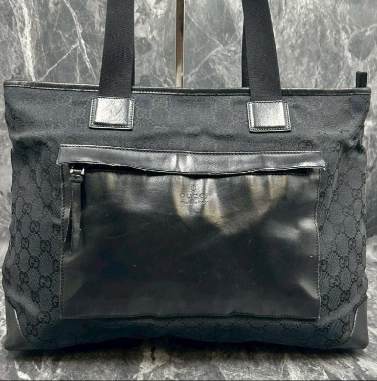 GUCCI ブラック トートバッグ