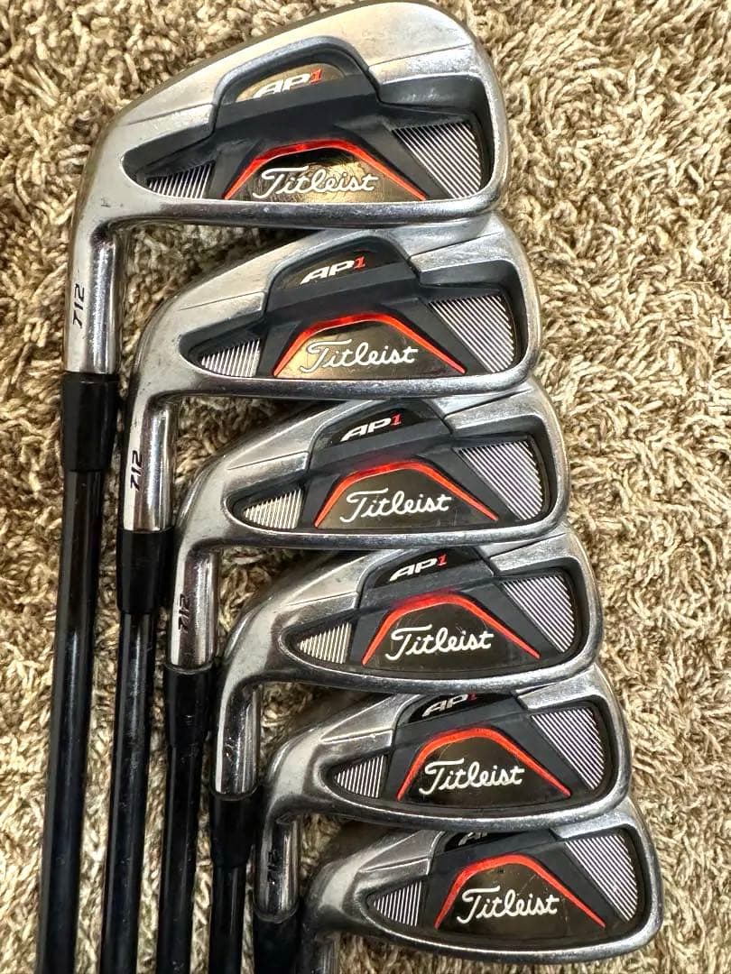 【希少レフティ】タイトリスト AP1 712 アイアン 6本セット フジクラS